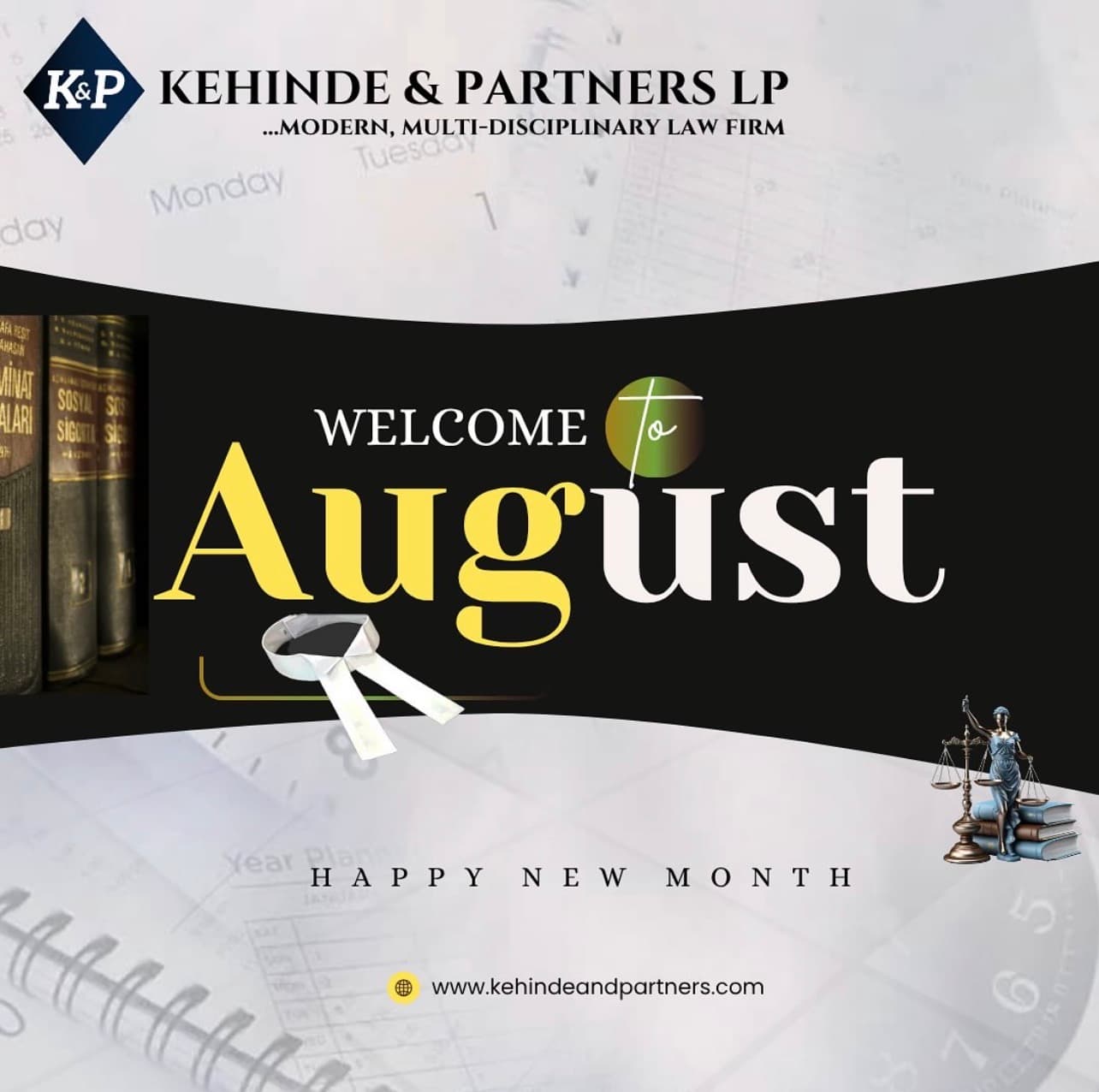 August Welcome Graphic